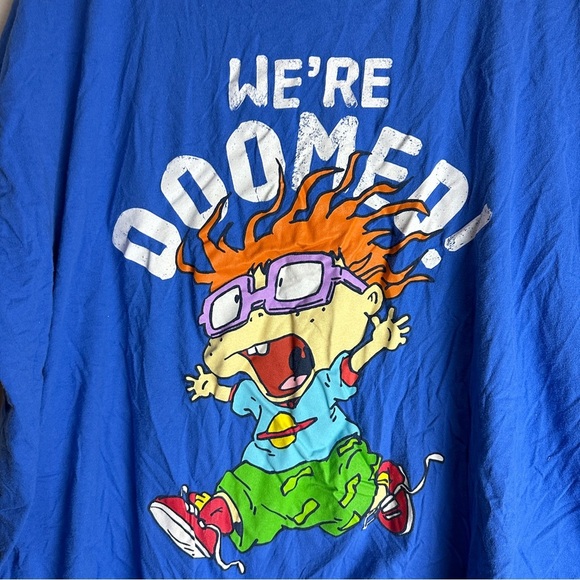 Rugrats Chuckie We’re Doomed Shirt Size 3XL - Picture 2 of 6